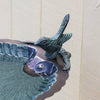 Scalloped Shell Bird Bath with Wall Bracket