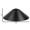 Post Mounted Squirrel Baffle, Black
