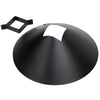 Post Mounted Squirrel Baffle, Black