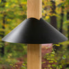 Post Mounted Squirrel Baffle, Black