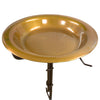 Solid Copper Bird Bath with Stake - BirdHousesAndBaths.com