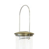 Big Tube Wild Bird Feeder, Antique Brass