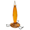 Audubon Amber Cut Glass Oriole Feeder