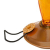 Audubon Amber Cut Glass Oriole Feeder