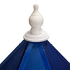 Azalea Bird Feeder with Cobalt Blue Roof