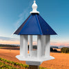 Azalea Bird Feeder with Cobalt Blue Roof