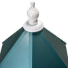 Azalea Bird Feeder with Verdigris Colored Metal Roof