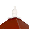 Carriage Bird House with Redwood Colored Roof - BirdHousesAndBaths.com