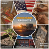 Patriotic Union Trio Bird House - BirdHousesAndBaths.com