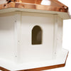 Amish Made Poly Premier Large Bird House with Copper Roof - BirdHousesAndBaths.com