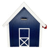 Amish Recycled Plastic Deluxe Mailbox, Patriotic Blue/White - BirdHousesAndBaths.com