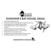 Sunshine's Bat House, Small, 100 bats - BirdHousesAndBaths.com