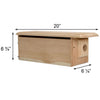 Horizontal Bluebird House - BirdHousesAndBaths.com