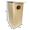 Wood Duck House, Unassembled - BirdHousesAndBaths.com