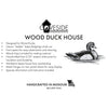 Wood Duck House, Unassembled - BirdHousesAndBaths.com