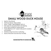 Wood Duck House, Small - BirdHousesAndBaths.com