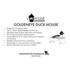 Goldeneye Duck House, Unassembled - BirdHousesAndBaths.com