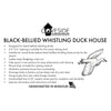 Black-Bellied Whistling Duck House, Unassembled - BirdHousesAndBaths.com