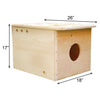 Barn Owl House, Unassembled - BirdHousesAndBaths.com