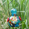 LunaLite Globe Hummingbird Feeder, Blue, 16 oz. - BirdHousesAndBaths.com