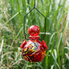 LunaLite Globe Hummingbird Feeder, Red - BirdHousesAndBaths.com