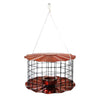 Caged Bluebird Feeder, Copper Colored