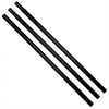 Three Piece Birding Pole, Black, 6' 8" x 1" O.D. - BirdHousesAndBaths.com