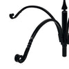 Four Arm Decorative Twist Hanger Assembly, 25.75" - BirdHousesAndBaths.com