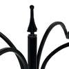 Four Arm Decorative Twist Hanger Assembly, 25.75" - BirdHousesAndBaths.com