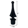 Four Arm Decorative Twist Hanger Assembly, 25.75" - BirdHousesAndBaths.com