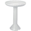 Farm Innovators Scalloped Heated Bird Bath & Pedestal - BirdHousesAndBaths.com