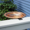 Deck Mount Copper Bird Bath, 13.5"