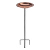 Copper Bird Bath with Garden Pole