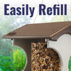 Recycled Plastic Suet Log Feeder, Brown & Gray