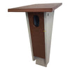 Recycled Plastic Slant-Front Bluebird House, Brn