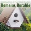 Recycled Plastic Hanging Wren House, Brown & Gray
