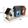 Patriotic Union Trio Bird House - BirdHousesAndBaths.com