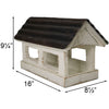 Covered Bridge Bird Feeder, Small - BirdHousesAndBaths.com
