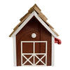Barn Style Mailbox, Red