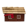 Barn Style Mailbox, Red