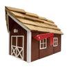 Barn Style Mailbox, Red