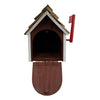 Barn Style Mailbox, Red