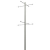 Wild Bird Lover's Purple Martin Aluminum Pole for 8 Gourds, 4 Over 4 - BirdHousesAndBaths.com