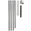Wild Bird Lover's Purple Martin Aluminum Pole for 8 Gourds, 4 Over 4 - BirdHousesAndBaths.com