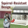 Absolute Squirrel Resistant Farmhouse Style Bird Feeder