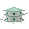 Purple Martin Deluxe Aluminum House - 12 Rooms - BirdHousesAndBaths.com