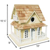 Cape May Cottage Bird House, Yellow - BirdHousesAndBaths.com