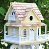 Cape May Cottage Bird House, Yellow - BirdHousesAndBaths.com
