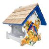 Love Nest Bird Feeder, Bluebirds & Camellia
