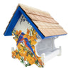 Love Nest Bird Feeder, Bluebirds & Camellia
